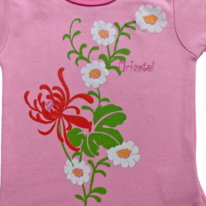 Markenlos Kurzarmshirt Pink Größe 68