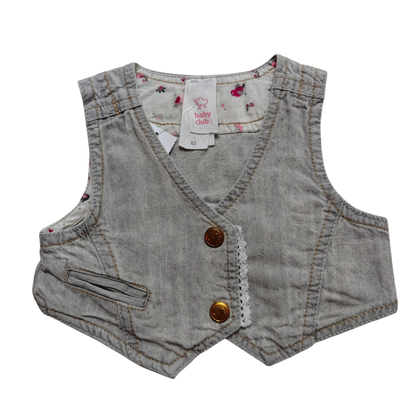 Baby Club Weste Grau Größe 62