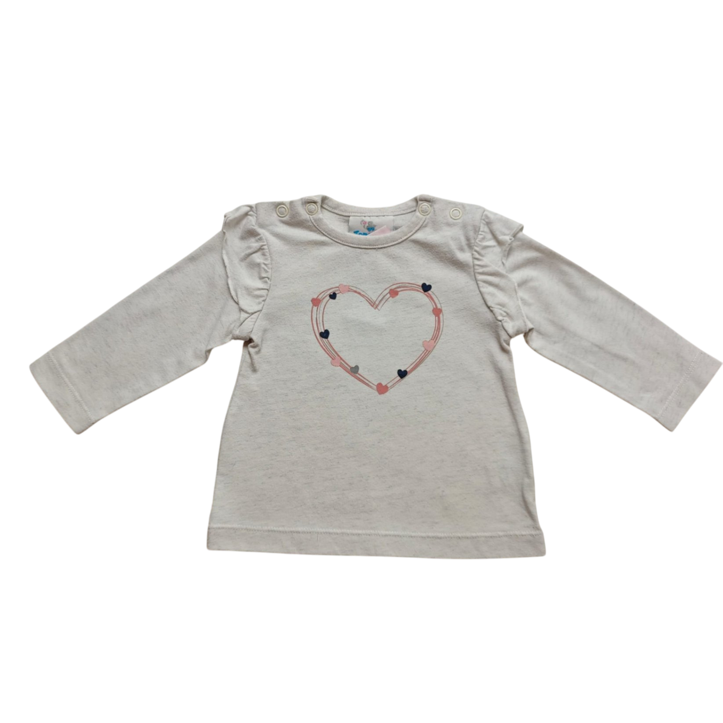 Topomini Langarmshirt Hellgrau Größe 62