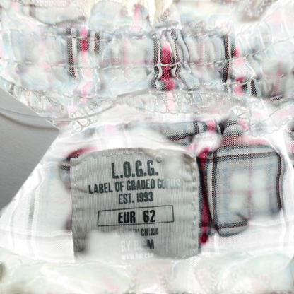 L.O.G.G. Bluse Rot, Weiß, Schwarz Größe 62