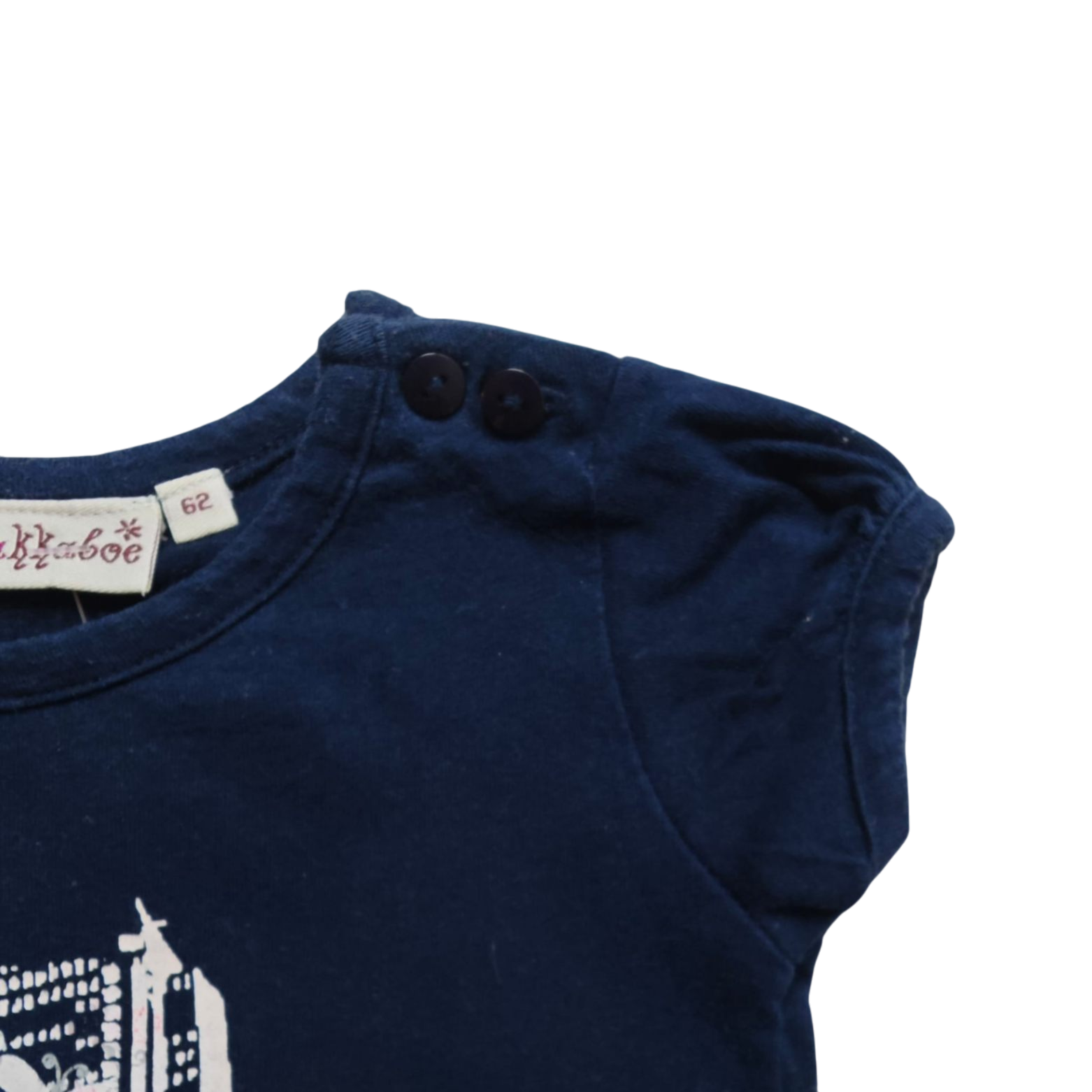 Bakkaboe Kurzarmshirt Dunkelblau Größe 62