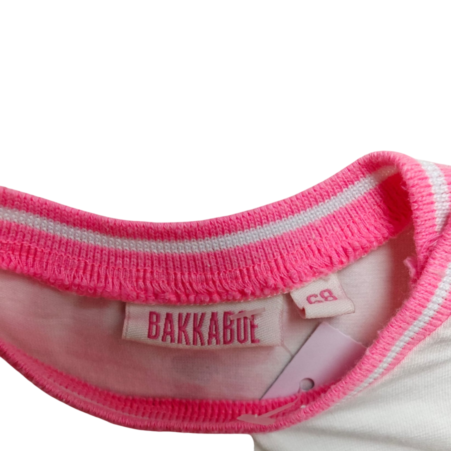 Bakkaboe Kurzarmshirt Weiß Größe 68
