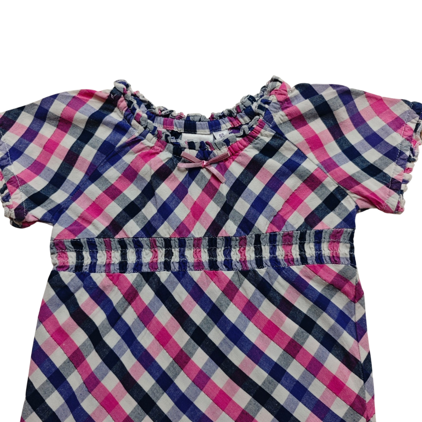 Prenatal Kleid Bunt (Pink, Blau, Weiß) Größe 68