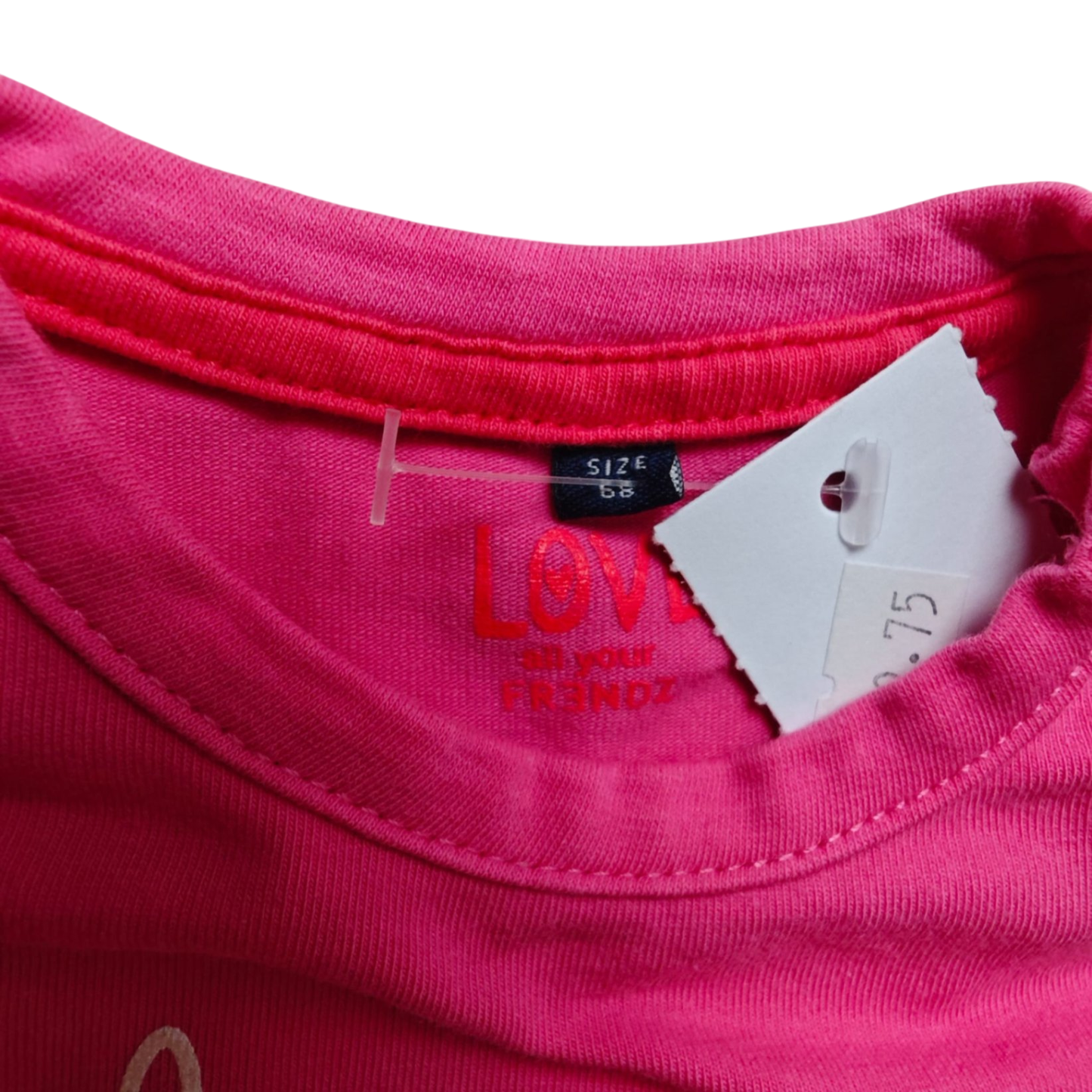 FR3NDZ Kurzarmshirt Pink Größe 68