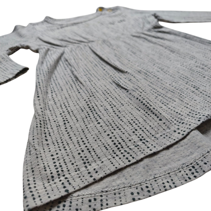 Tumble 'N Dry Kleid Grau mit schwarzen Punkten Größe 68