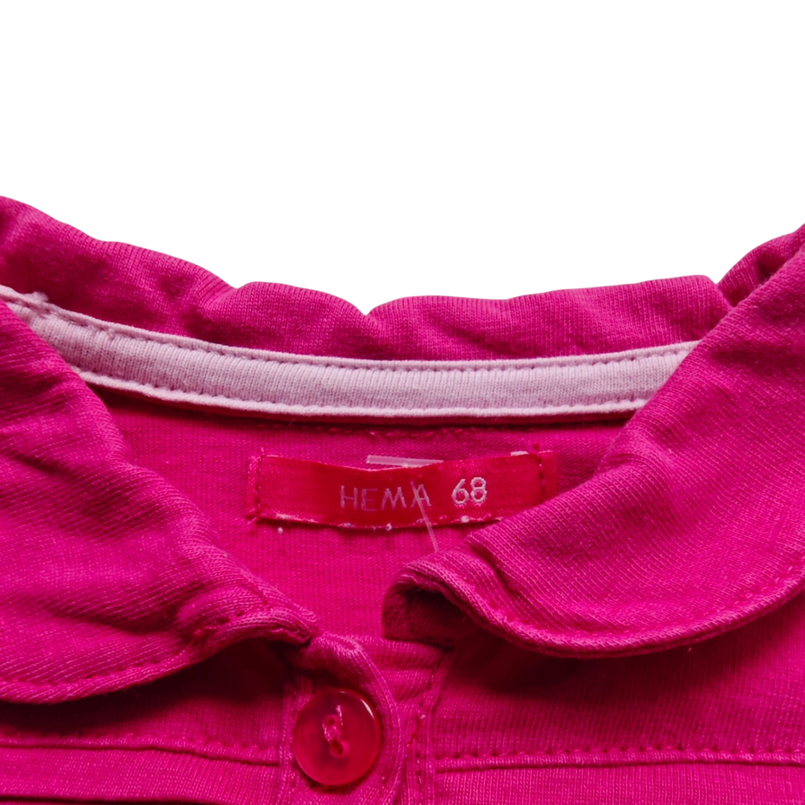 HEMA Kurzarmshirt Pink Größe 68