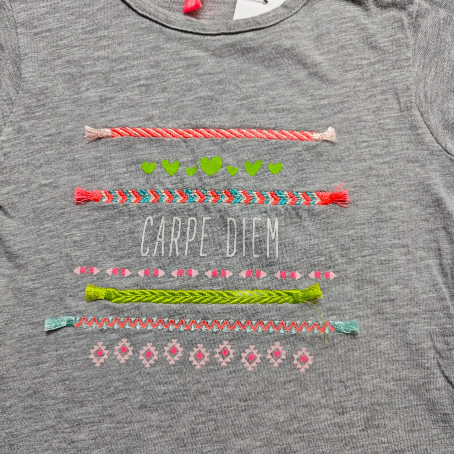 Markenlos Kurzarmshirt Grau Größe 68