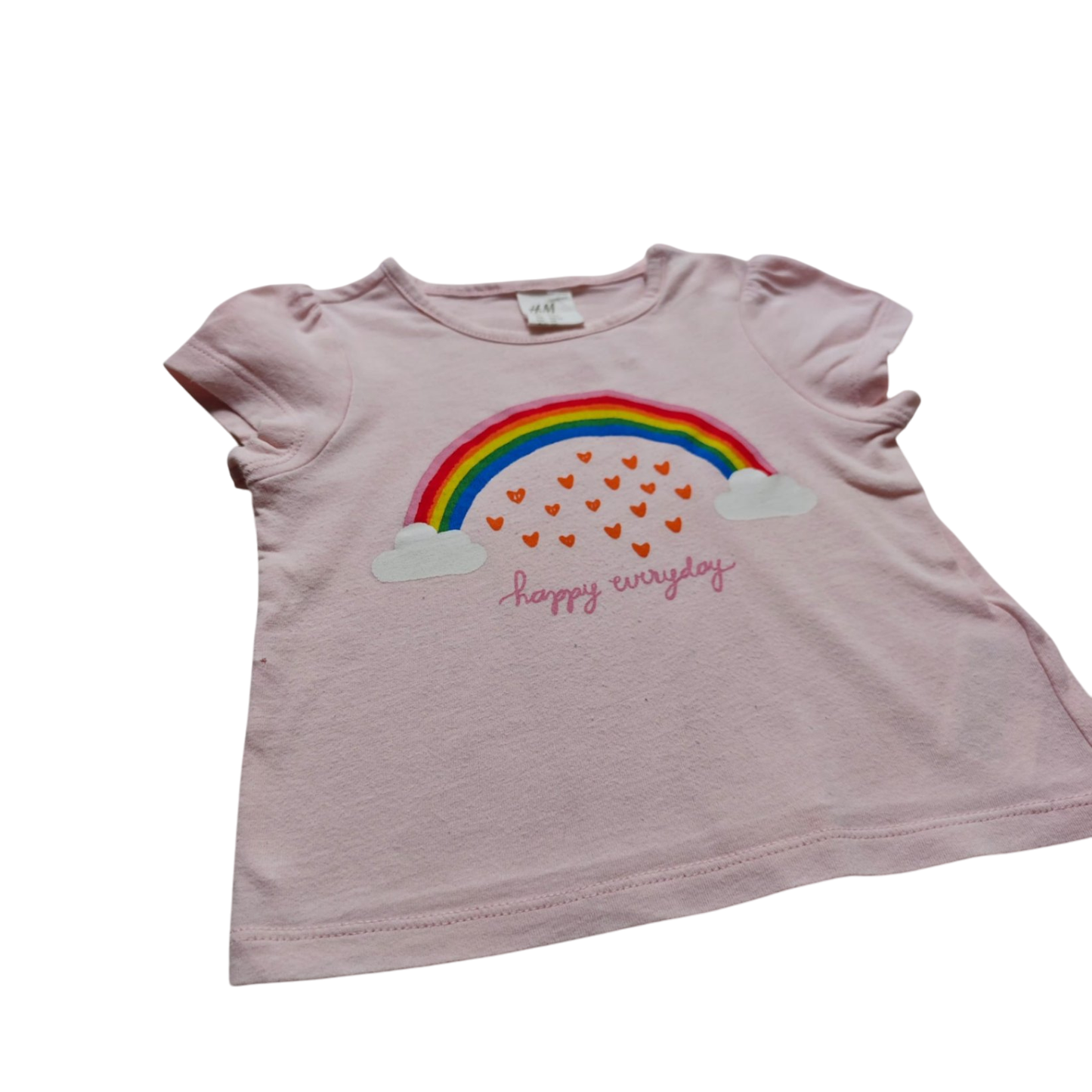 H&M Kurzarmshirt Rosa Größe 68