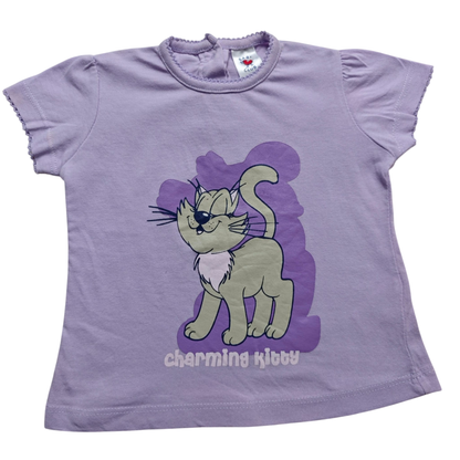 Baby Club Kurzarmshirt Lila Größe 68