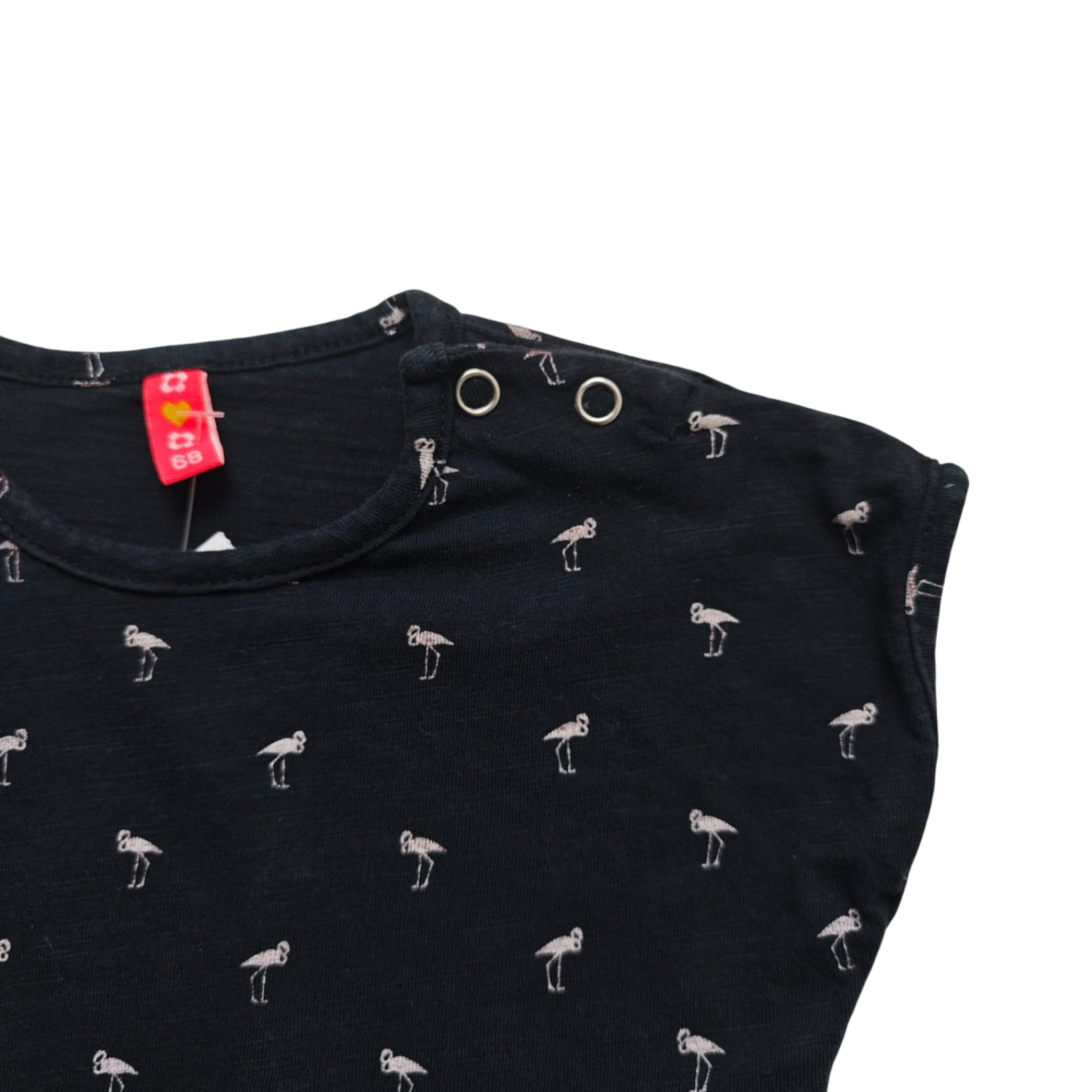 Markenlos Kurzarmshirt Dunkelblau Größe 68