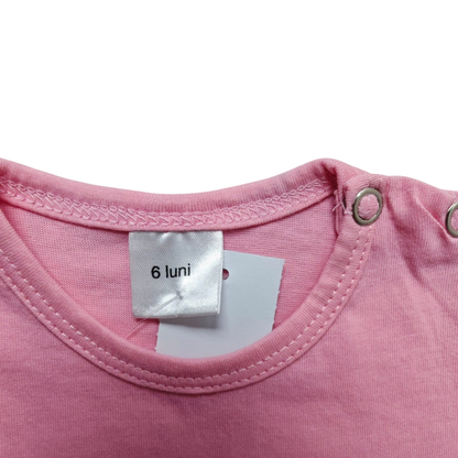 Markenlos Kurzarmshirt Pink Größe 68