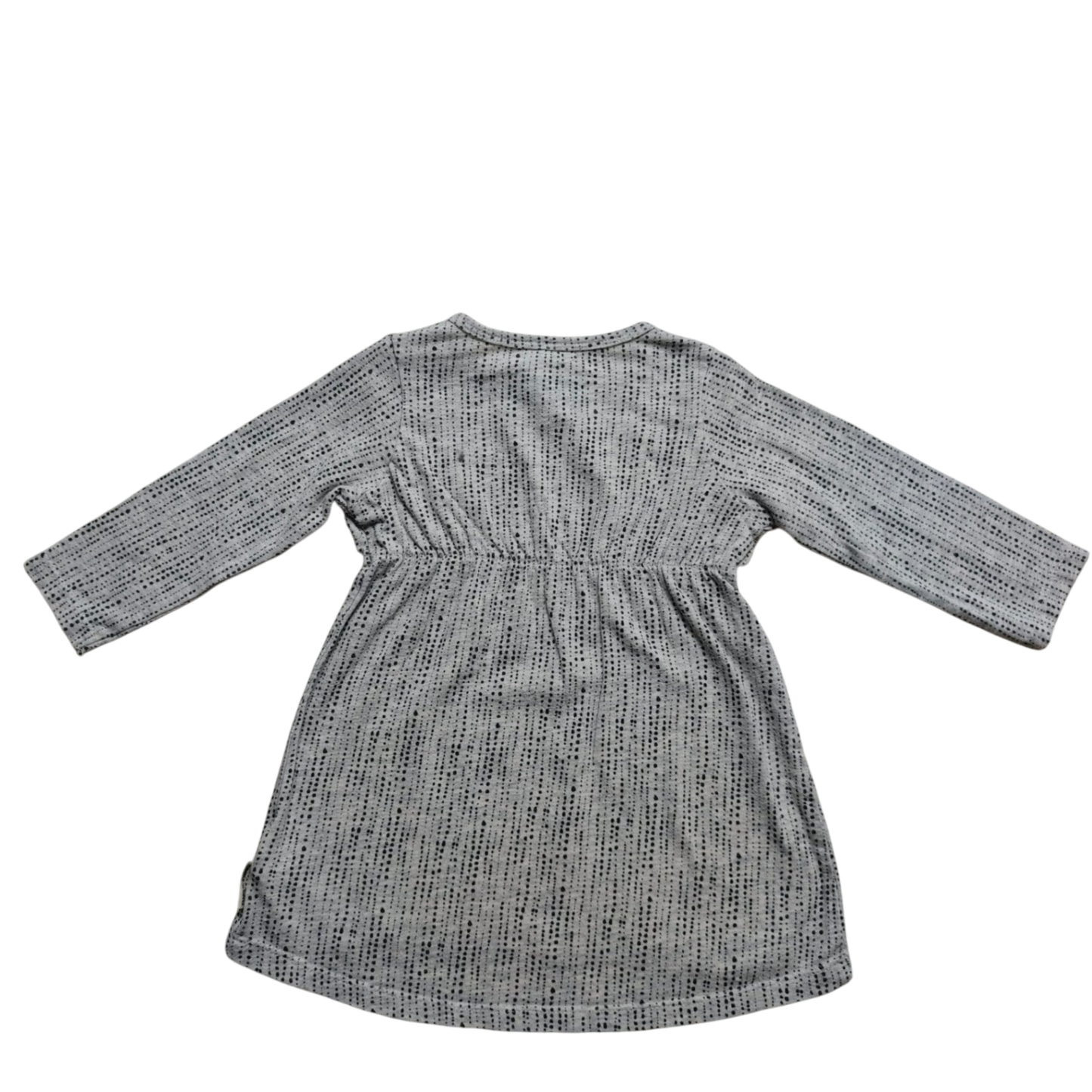 Tumble 'N Dry Kleid Grau mit schwarzen Punkten Größe 68