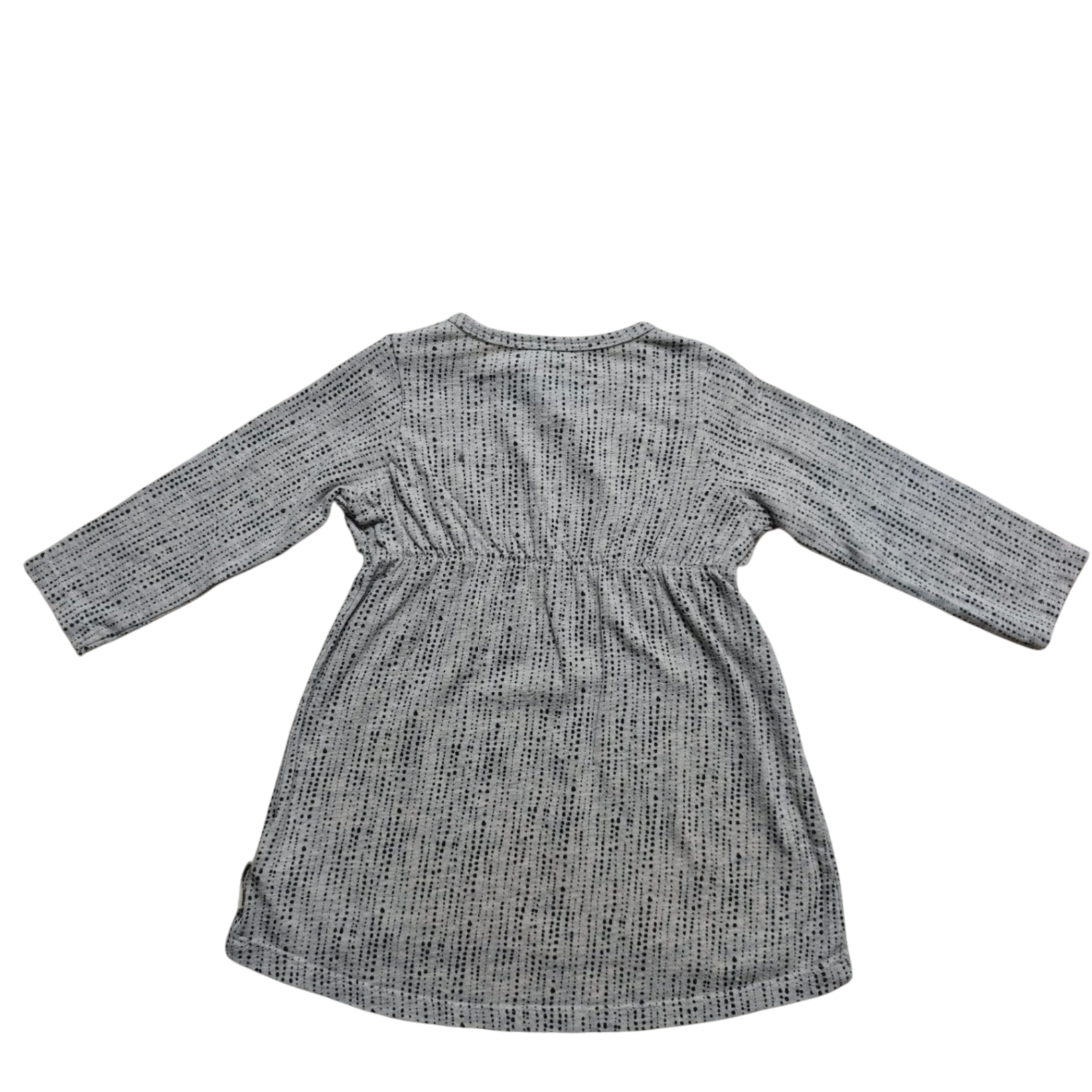 Tumble 'N Dry Kleid Grau mit schwarzen Punkten Größe 68