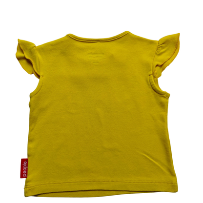 peatle kurzarmshirt Gelb Größe 68