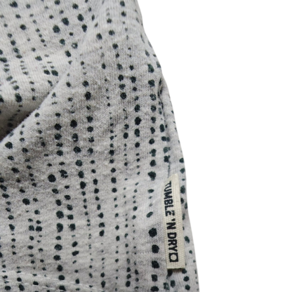 Tumble 'N Dry Kleid Grau mit schwarzen Punkten Größe 68