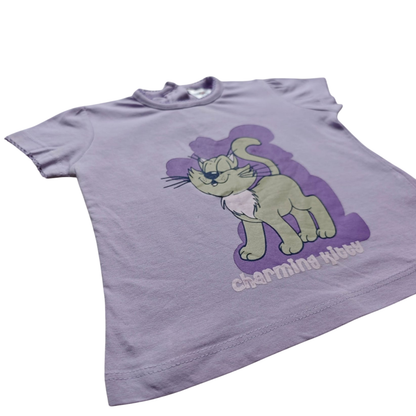 Baby Club Kurzarmshirt Lila Größe 68