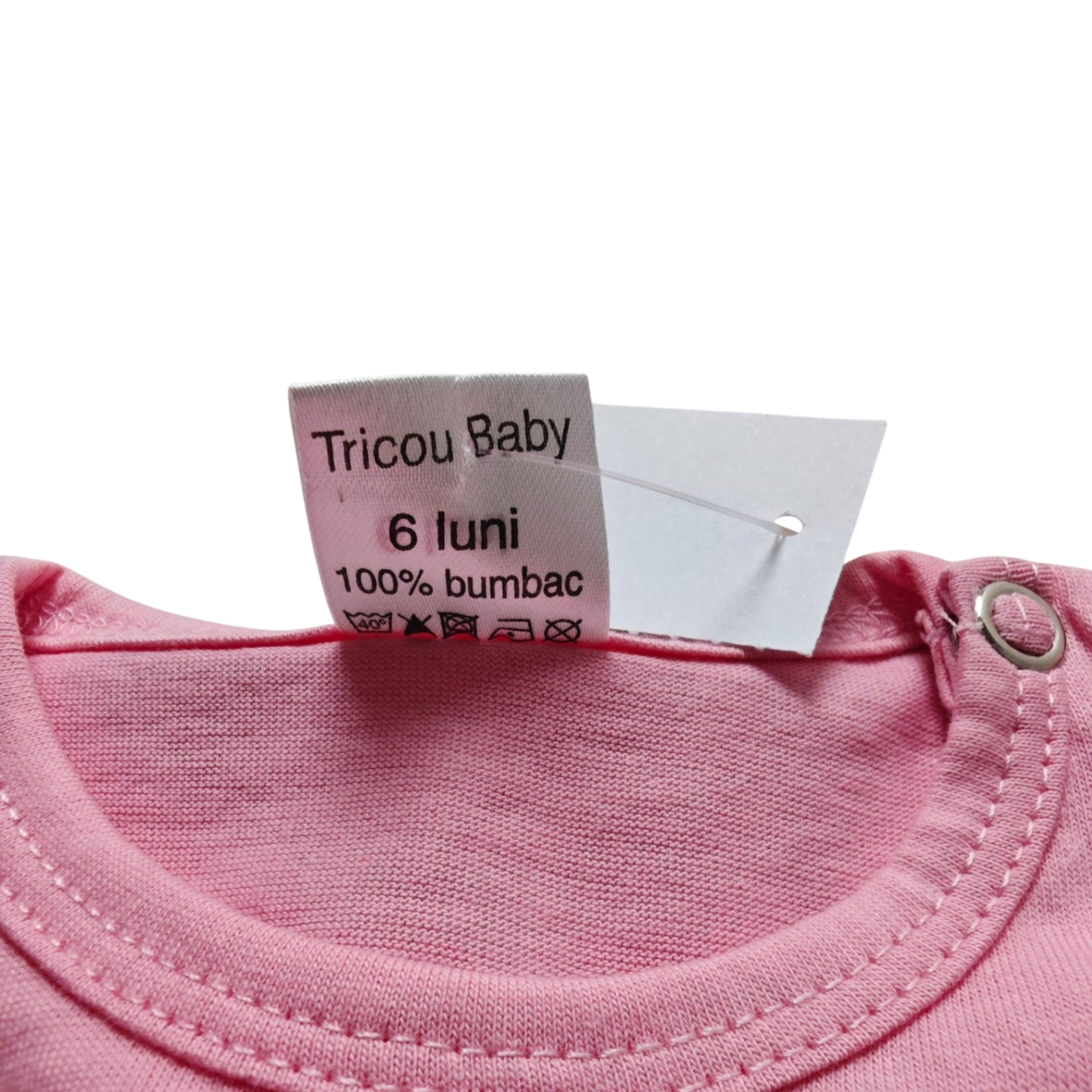 Markenlos Kurzarmshirt Pink Größe 68