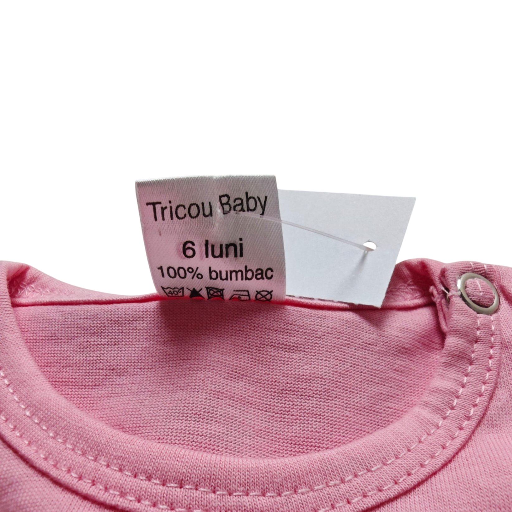 Markenlos Kurzarmshirt Pink Größe 68