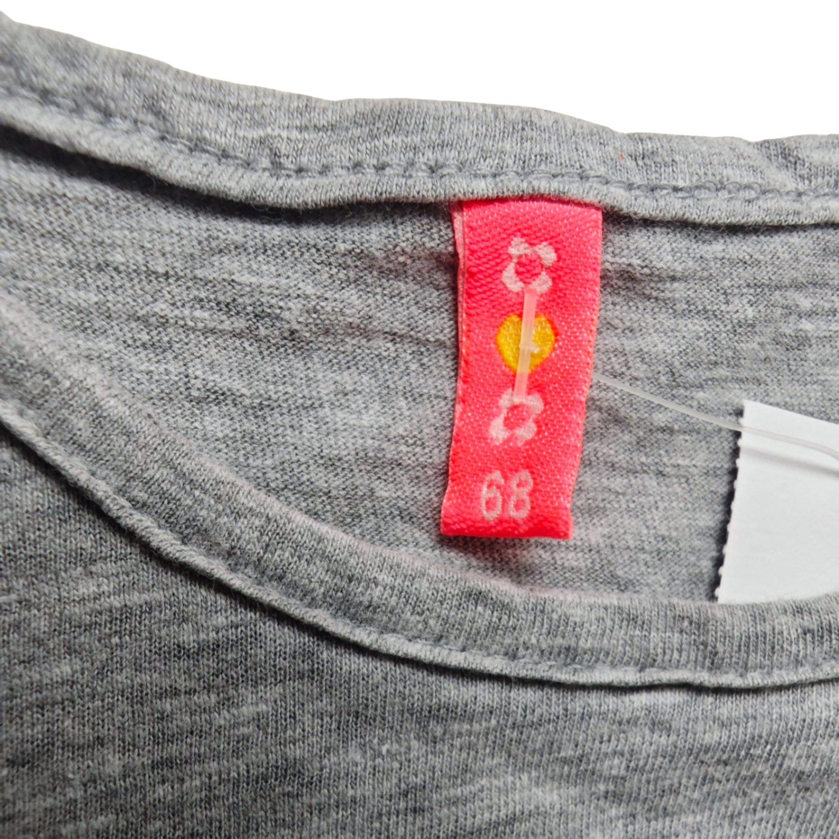 Markenlos Kurzarmshirt Grau Größe 68