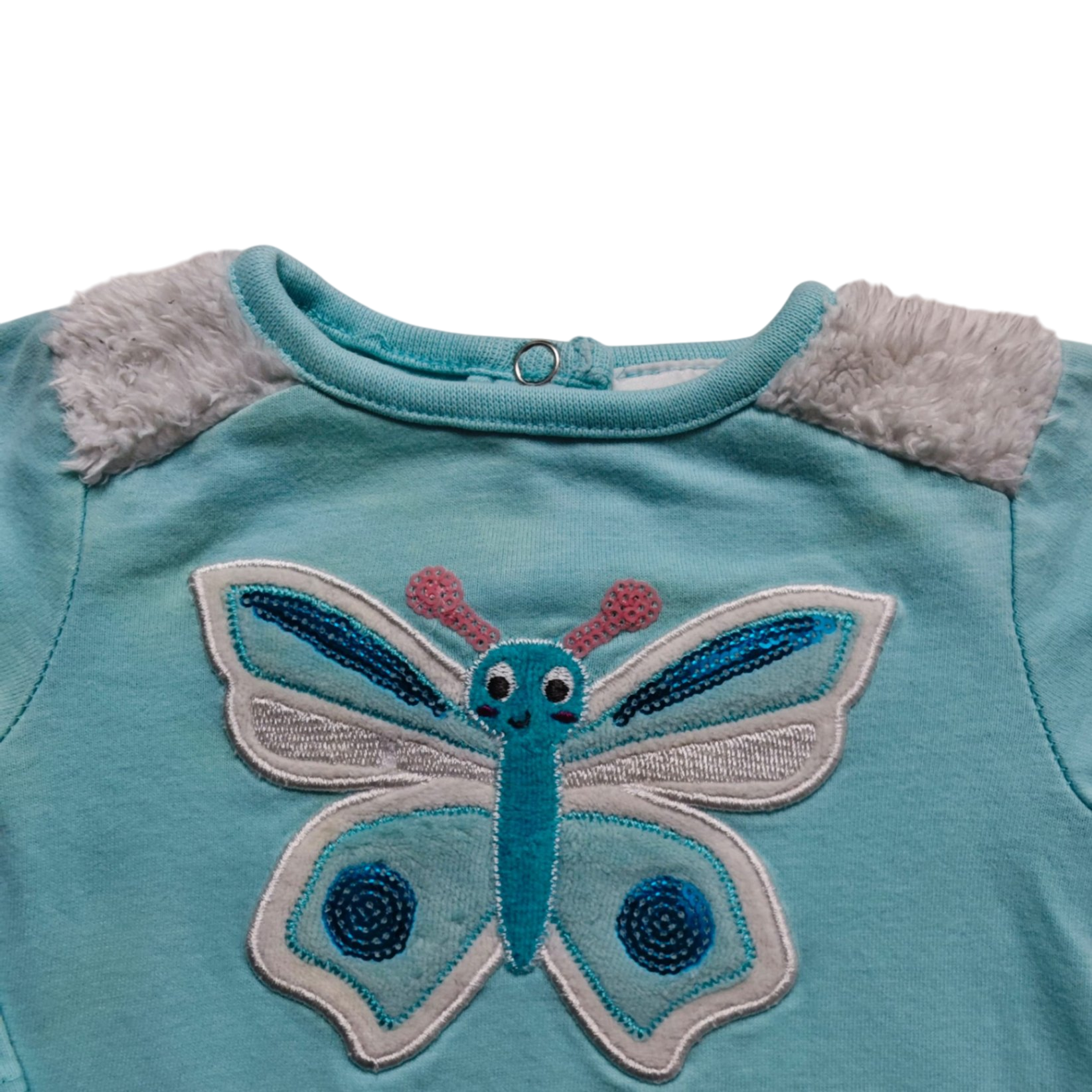 Topomini Langarmshirt Hellblau Größe 68