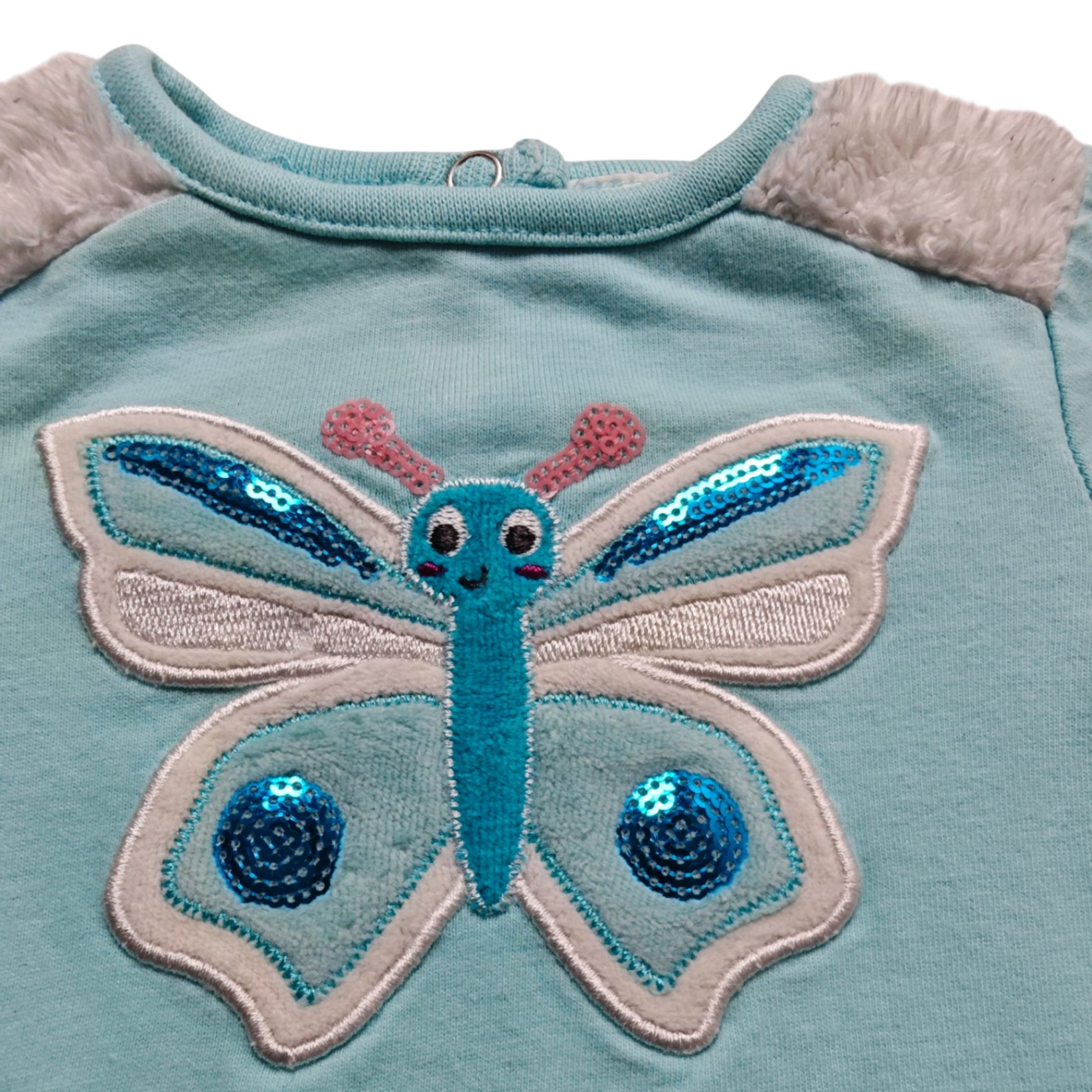 Topomini Langarmshirt Hellblau Größe 68