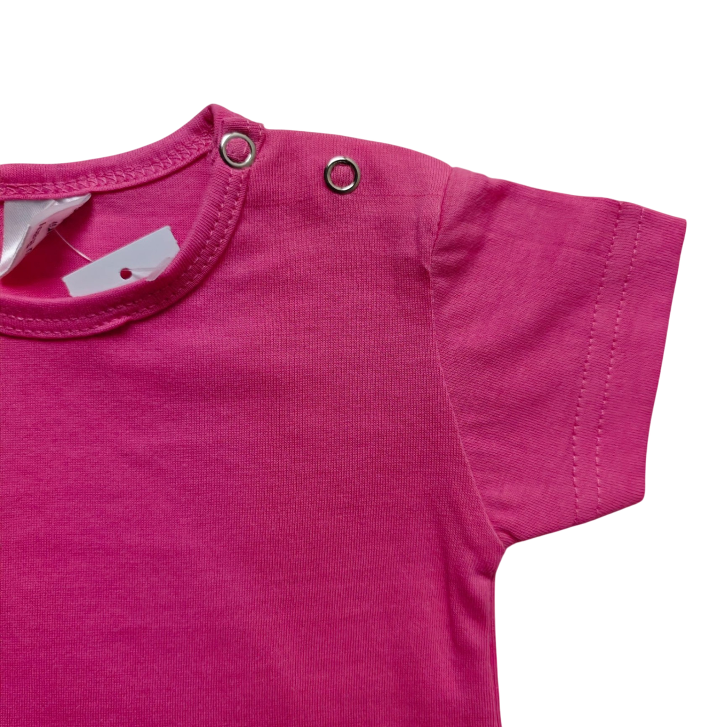 Markenlos Kurzarmshirt Pink Größe 68