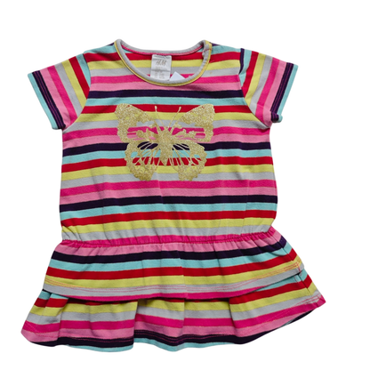 H&M Kleid Bunt (Rot, Pink, Blau, Gelb, Lila) Größe 68