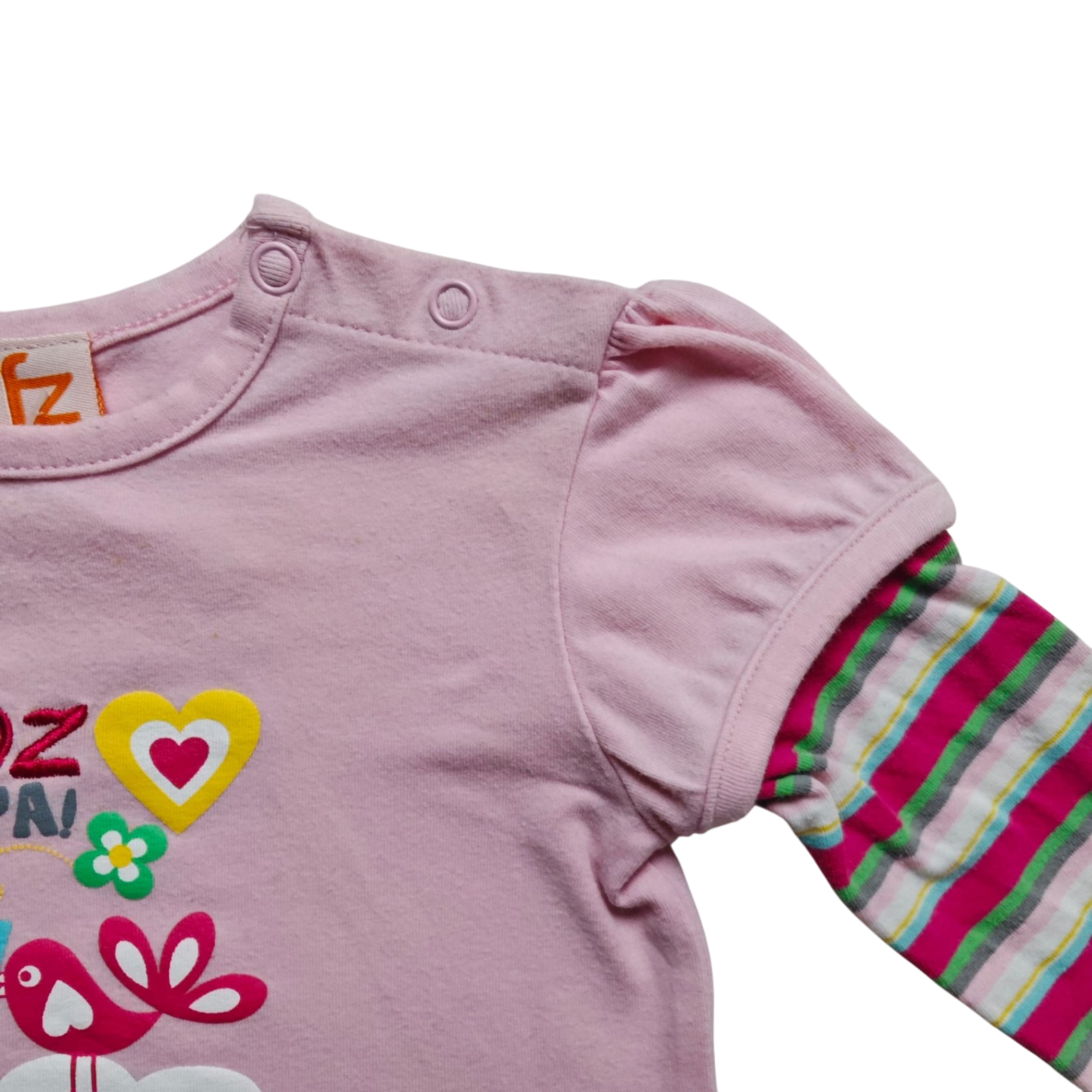 FR3NDZ Kurzarmshirt Pink Größe 68