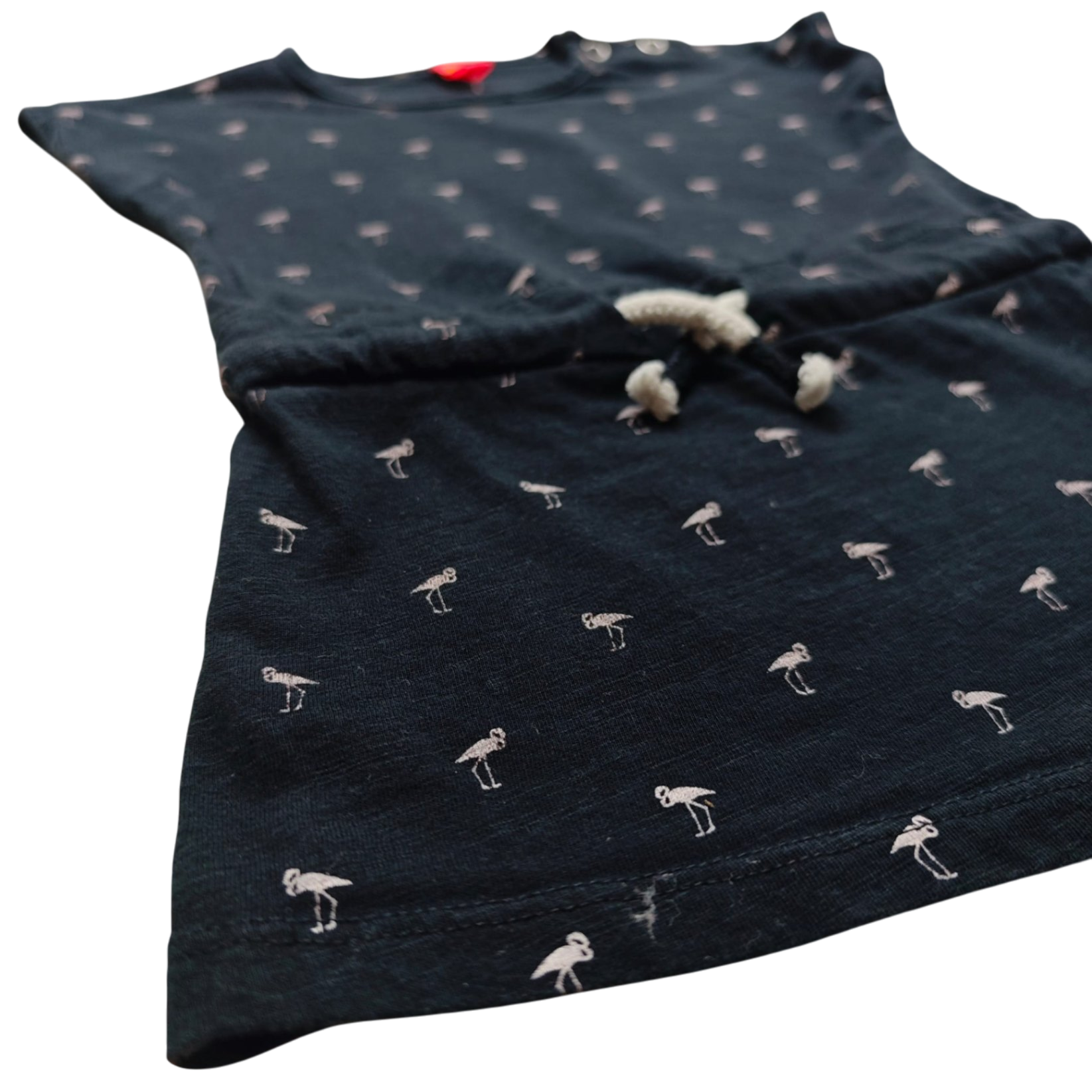 Markenlos Kurzarmshirt Dunkelblau Größe 68