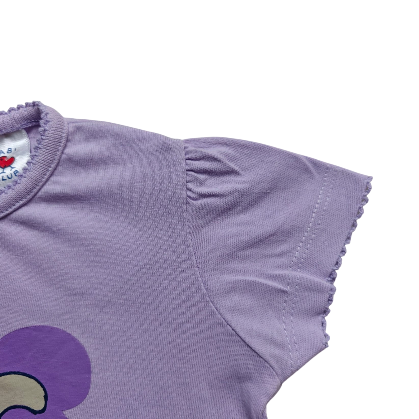 Baby Club Kurzarmshirt Lila Größe 68