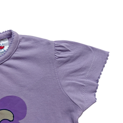 Baby Club Kurzarmshirt Lila Größe 68