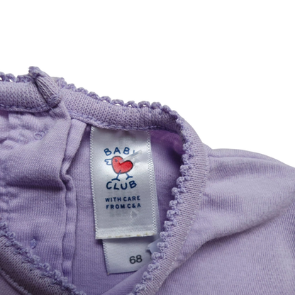 Baby Club Kurzarmshirt Lila Größe 68