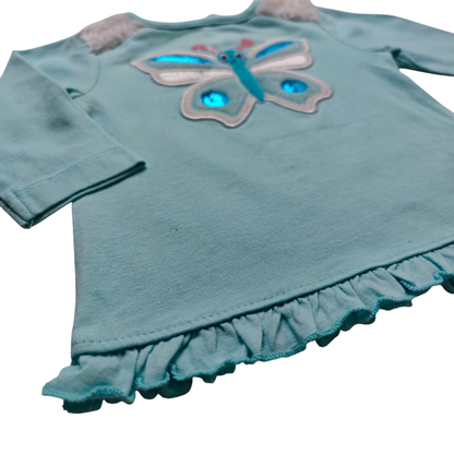 Topomini Langarmshirt Hellblau Größe 68