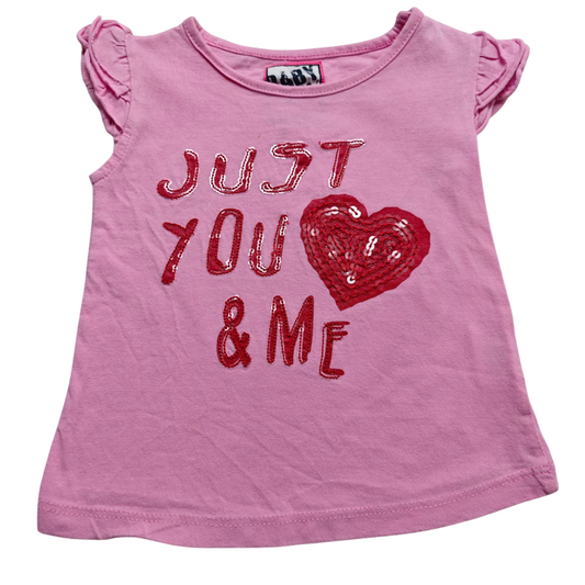 BABY Blue Kurzarmshirt Rosa Größe 68