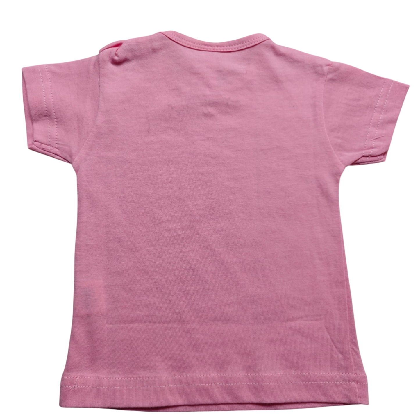 Markenlos Kurzarmshirt Pink Größe 68