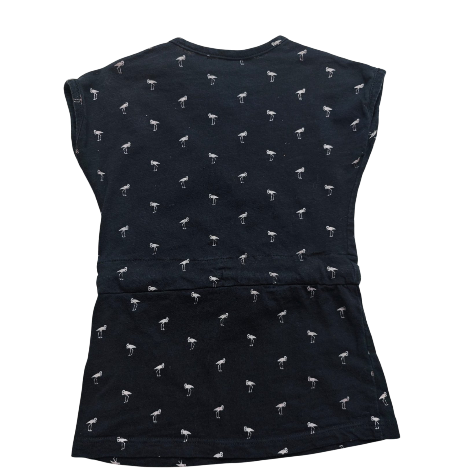 Markenlos Kurzarmshirt Dunkelblau Größe 68