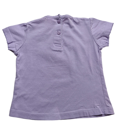 Baby Club Kurzarmshirt Lila Größe 68