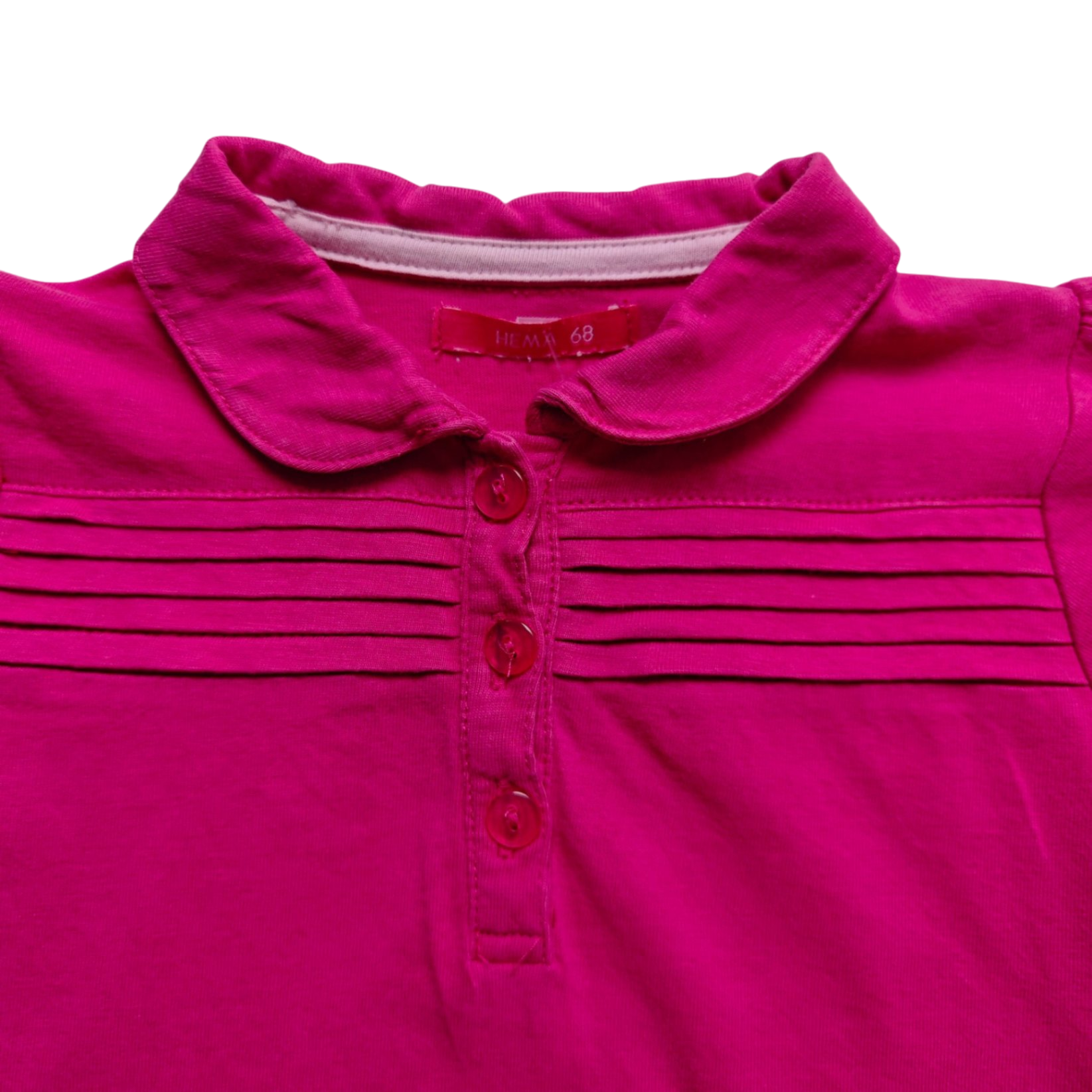 HEMA Kurzarmshirt Pink Größe 68
