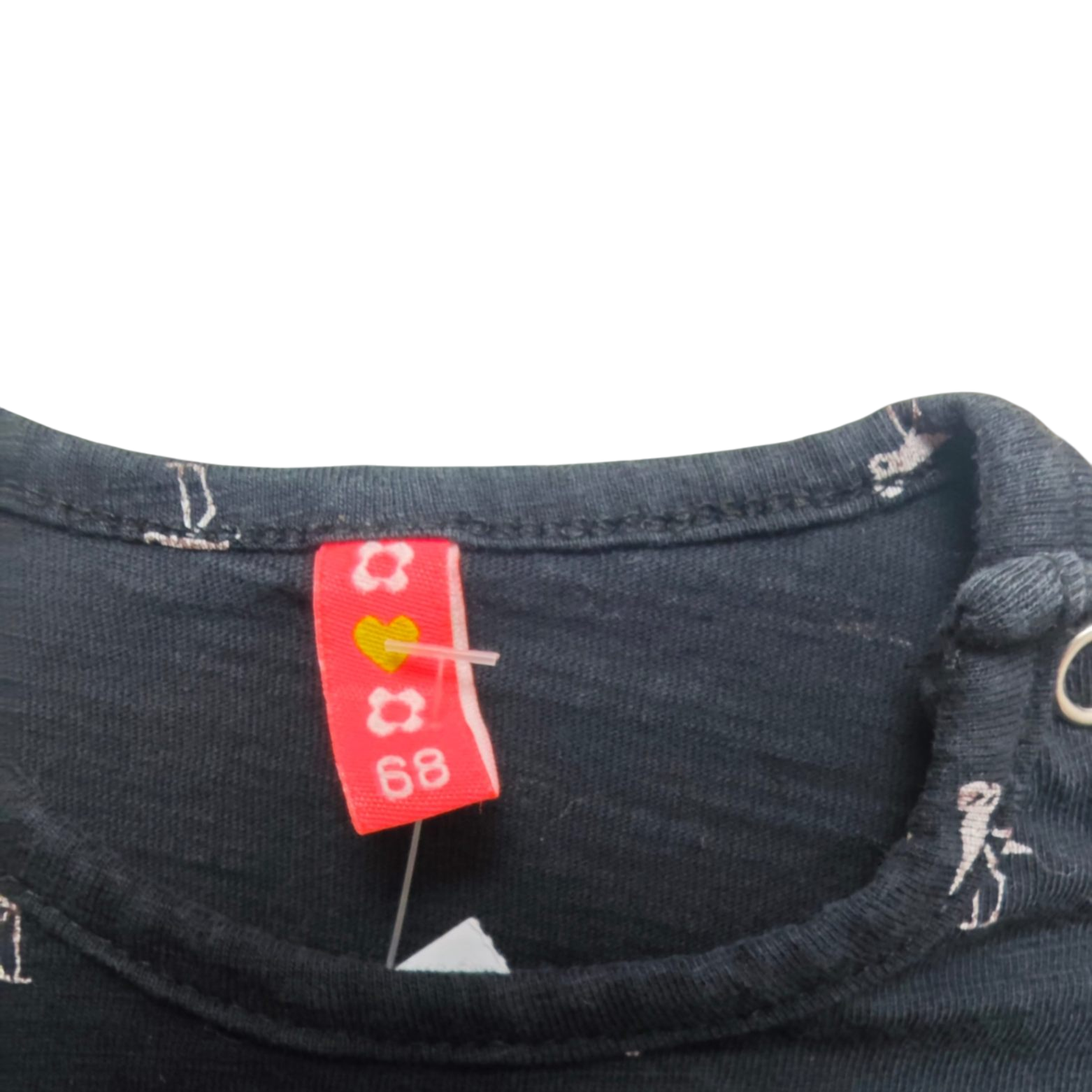 Markenlos Kurzarmshirt Dunkelblau Größe 68