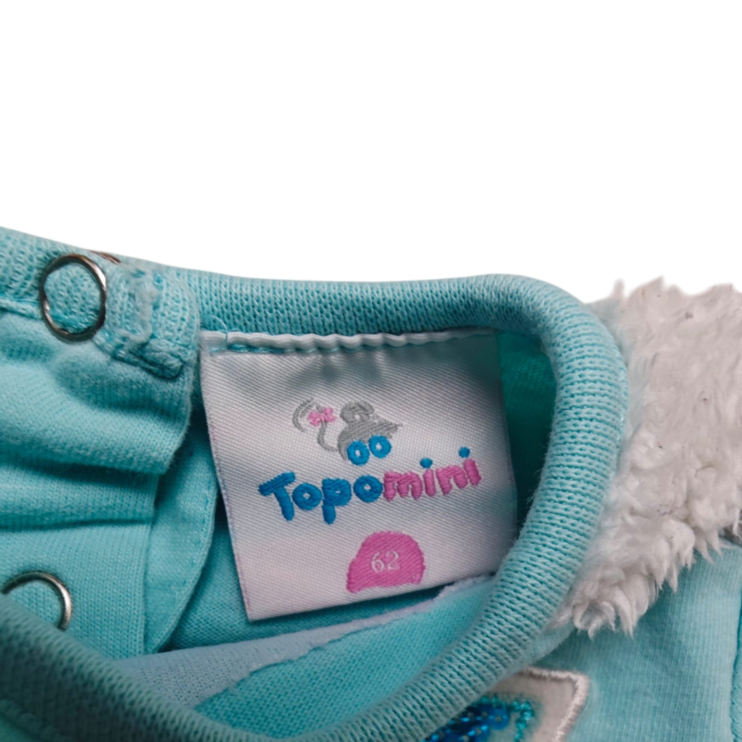 Topomini Langarmshirt Hellblau Größe 68