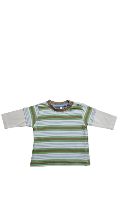 Markenlos Kurzarmshirt Mehrfarbig Größe 50-56