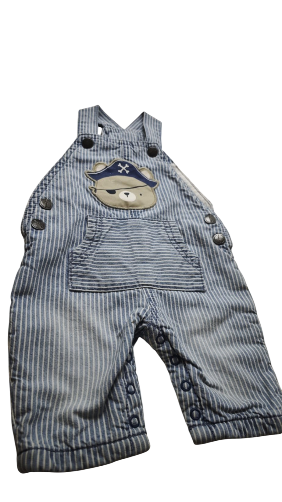 Topomini Body Blau und Weiß Größe 68