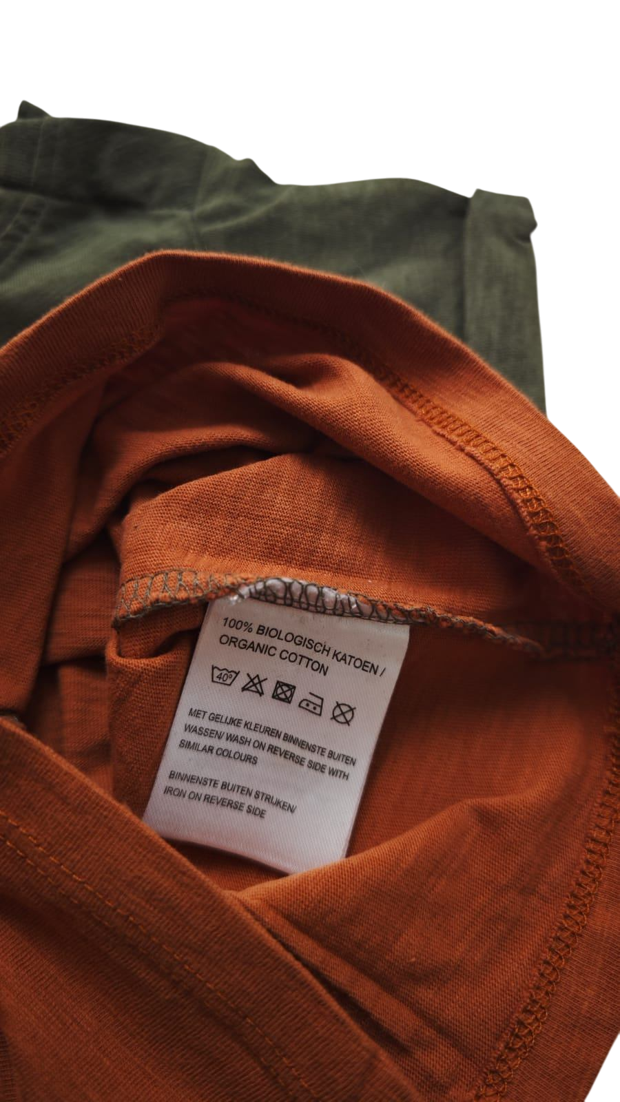 Prenatal Kurzarmshirt Dunkelgrün, Weiß, Orange Größe 56