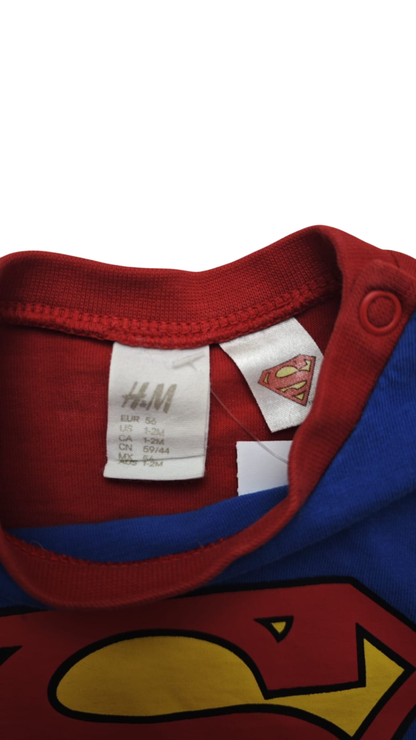 H&M Body Blau Größe 56