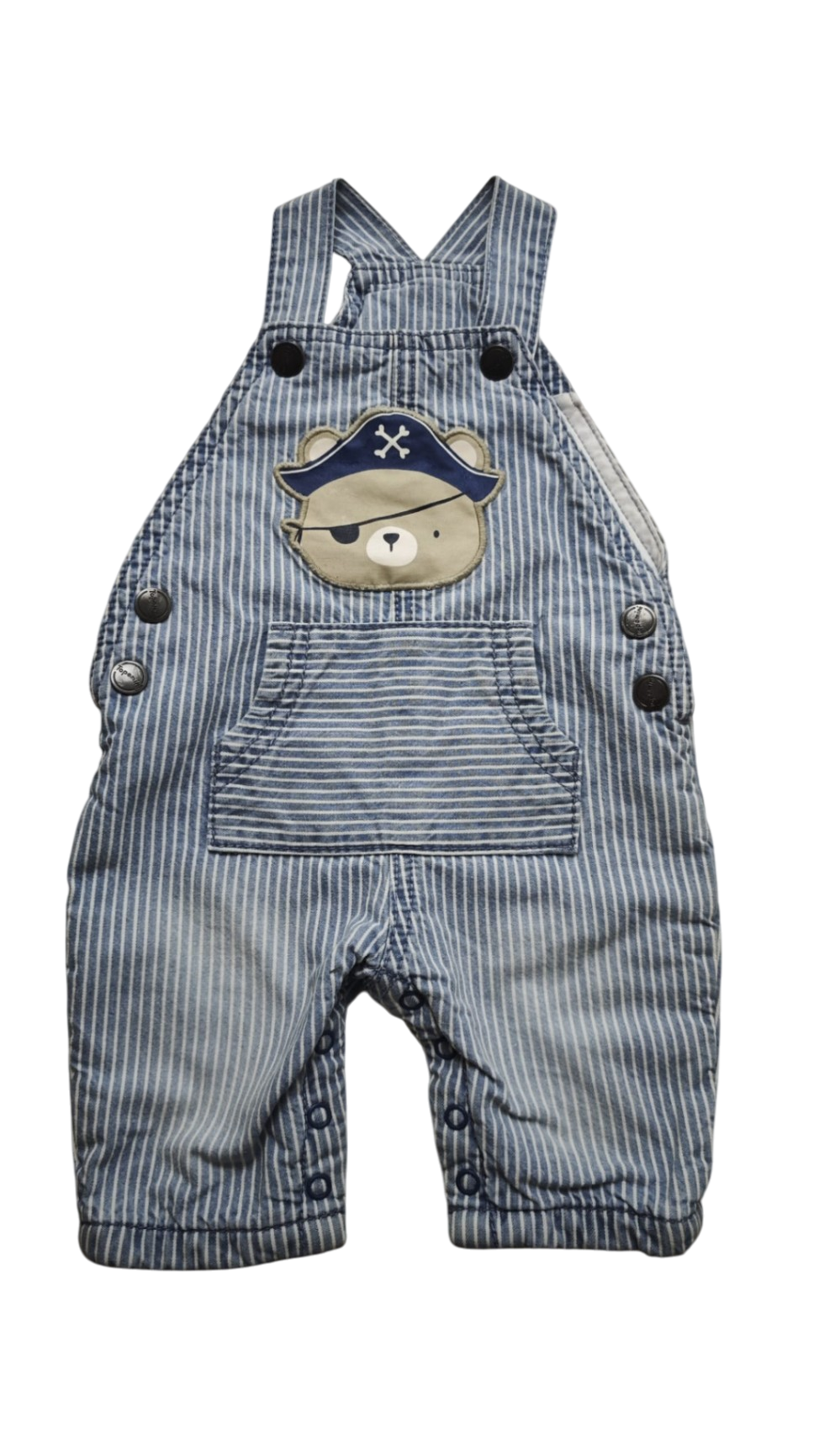 Topomini Body Blau und Weiß Größe 68