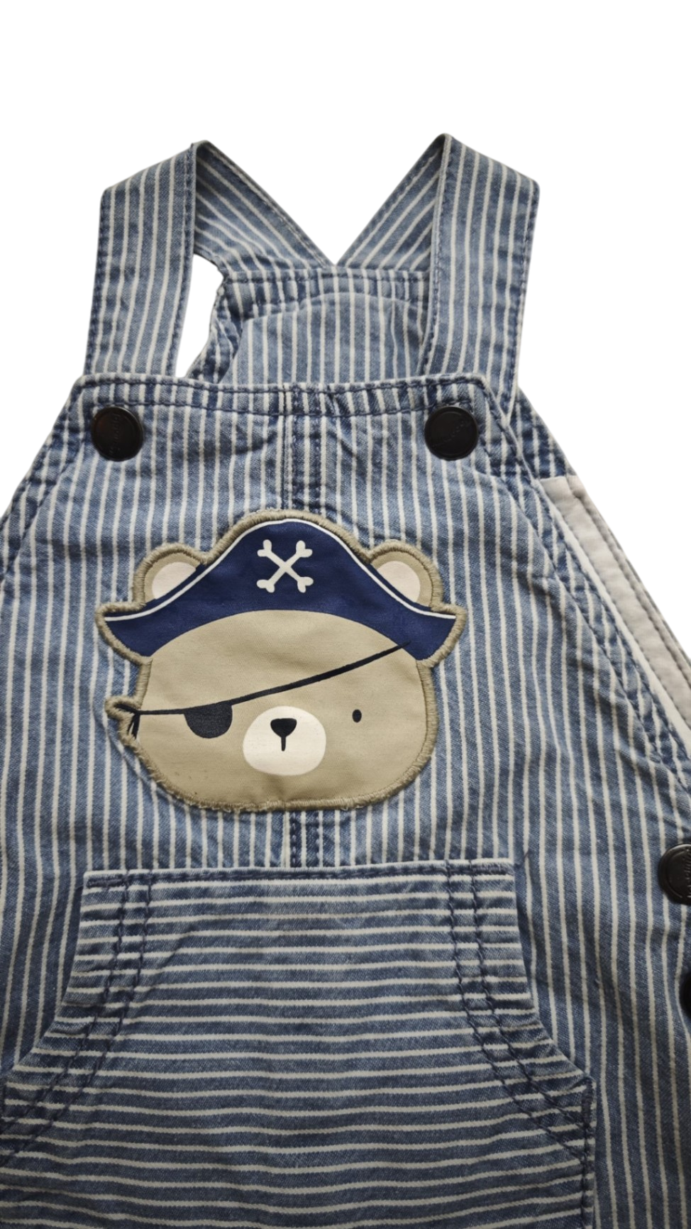 Topomini Body Blau und Weiß Größe 68