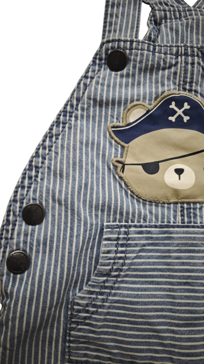 Topomini Body Blau und Weiß Größe 68