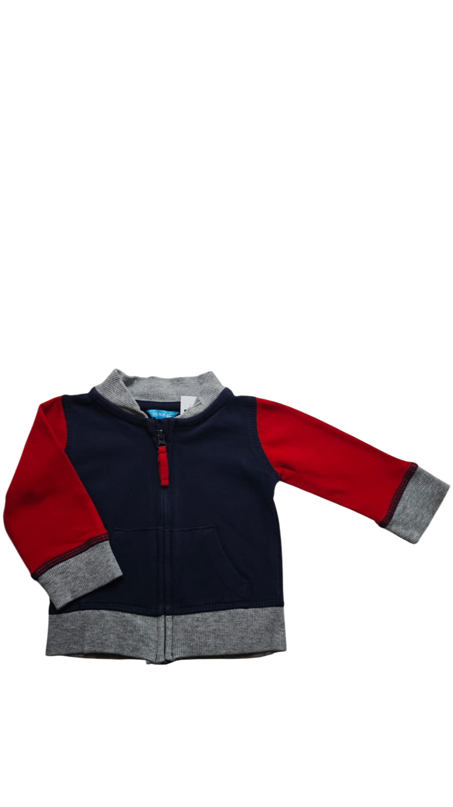 Hema Jacke Dunkelblau, Rot, Grau Größe 56