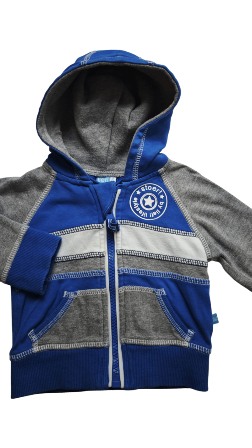 lief! Jacke Blau/Grau Größe 50-56