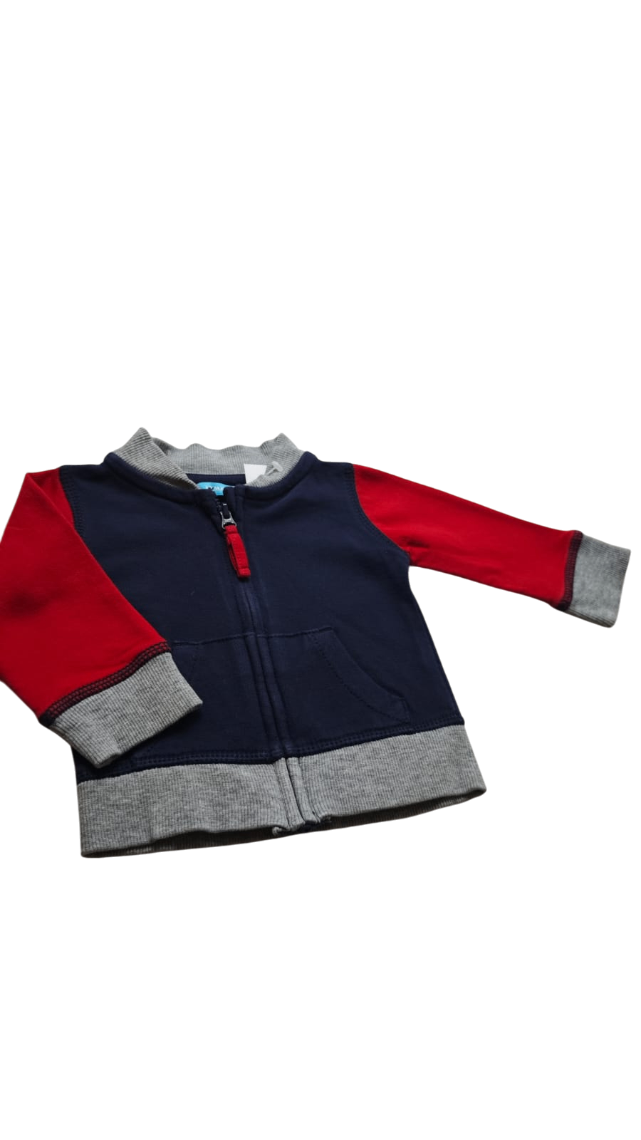 Hema Jacke Dunkelblau, Rot, Grau Größe 56